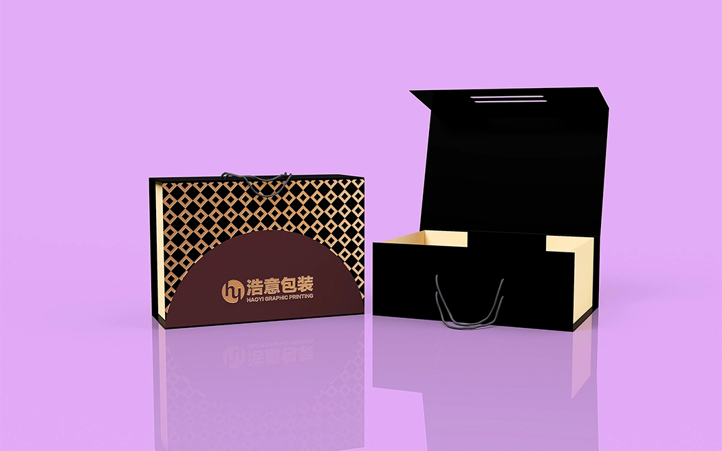 Custom Logo Design Printing Folding Rigid Packaging Box for Shoe China Wholesale