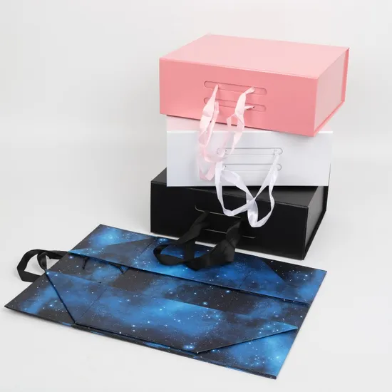 High Quality Luxury Jewel Packaging Paper Magnetic Cardboard Gift Box