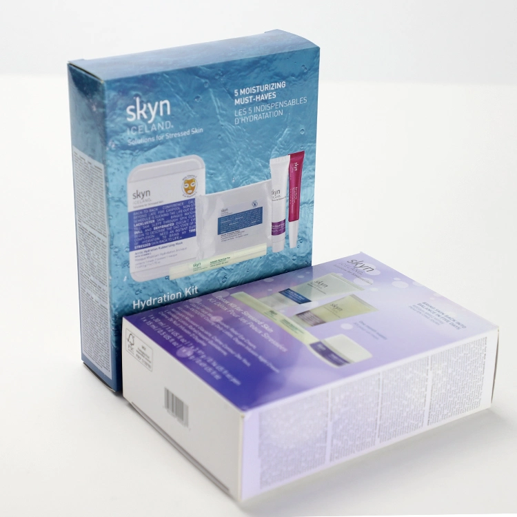 Custom Clear Window Perfume Box Skincare Paper Packaging Folding Box