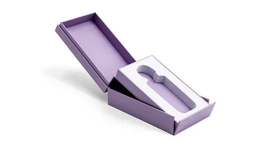 Unique Premium Rigid Box Silver Stamping Lid and Base Perfume Packaging Box 