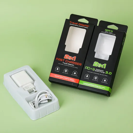 Customized Recyclable White Card Consumer Electronics LED Light Bulb Packaging Box 