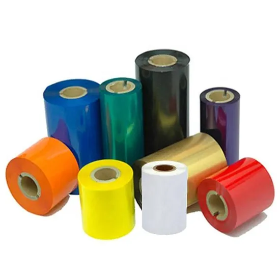 Colorful Ribbon Customization Wax/Resin/Mix Red/Blue 