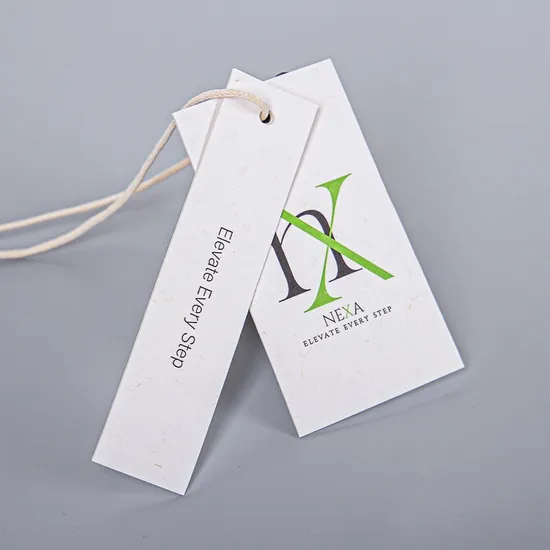 High Quality Clothing Brand Tags New Arrivals Environmental Protection 2025 Popular Vintage Hand Tags for Garments 