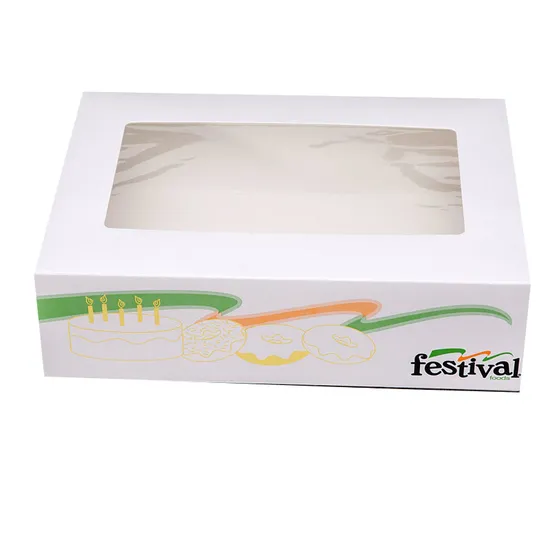 Custom and Dimension Paper Gift Packaging Box with Clear PVC Window 