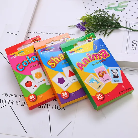Factory Supply Multiplication Calculating Study Cards for Kids 