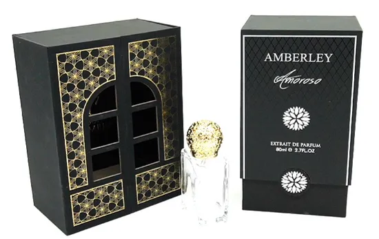 Printed Logo Factory Price Custom Brand Luxury Packaging PVC Window Jewelry Perfume Advanced Exquisite Bottle with Christmas Gift Rigid Box 