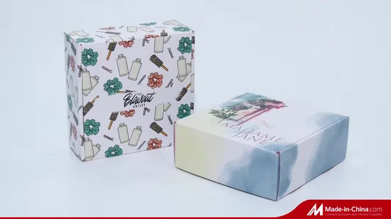 Custom Printed Color Corrugated Cardboard Paper Clothes Shoe Wine Cosmetic Mailing Mailer Delivery Shipping Product Folding Gift Packing Packaging Carton Box