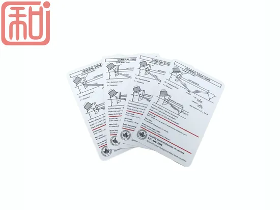 Factory Supply Cheap Customized School Student Study PVC Preview Knowledge Handheld Card 