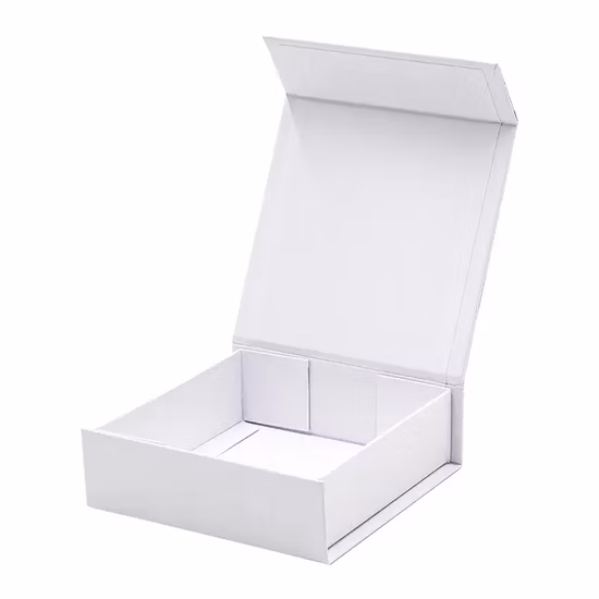 Foldable Cardboard Cosmetics Makeup Jewelry Clothes Magnetic Paper Gift Packing Box for Watch Wedding Party Festival Gift Packaging with Ribbon